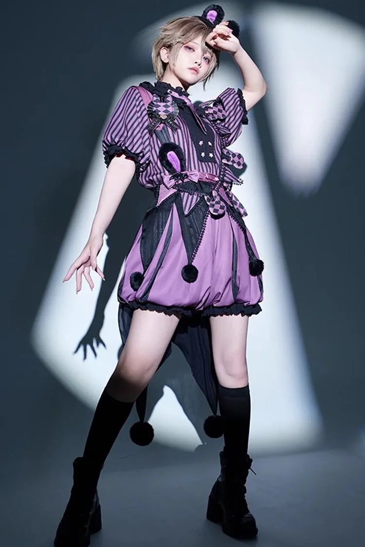Purple Fantasy Circus Handsome Prince Ouji Fashion Lolita Set