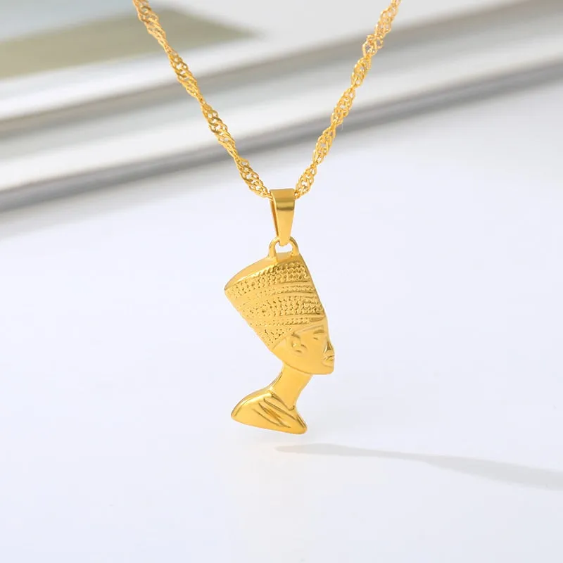 Queen Women Necklace Gold for Vintage Jewelry