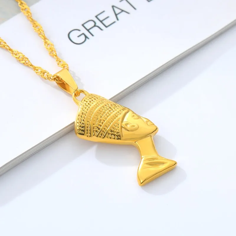 Queen Women Necklace Gold for Vintage Jewelry
