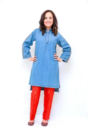 Red Silk Indian Pakistani Pant