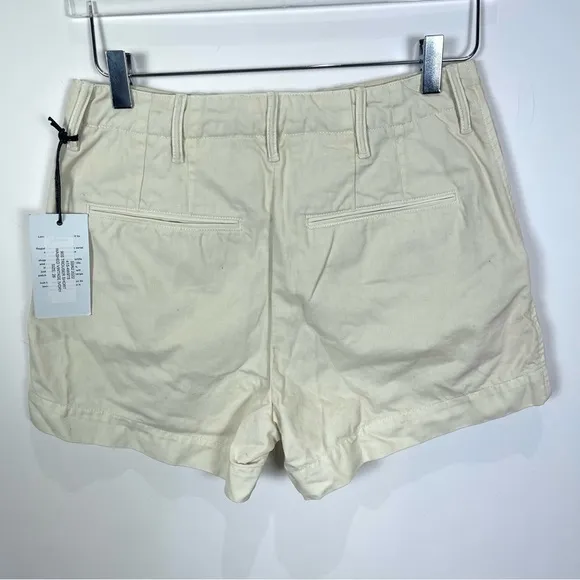 REDONE 90s Trouser Short Washed Vintage Ivory