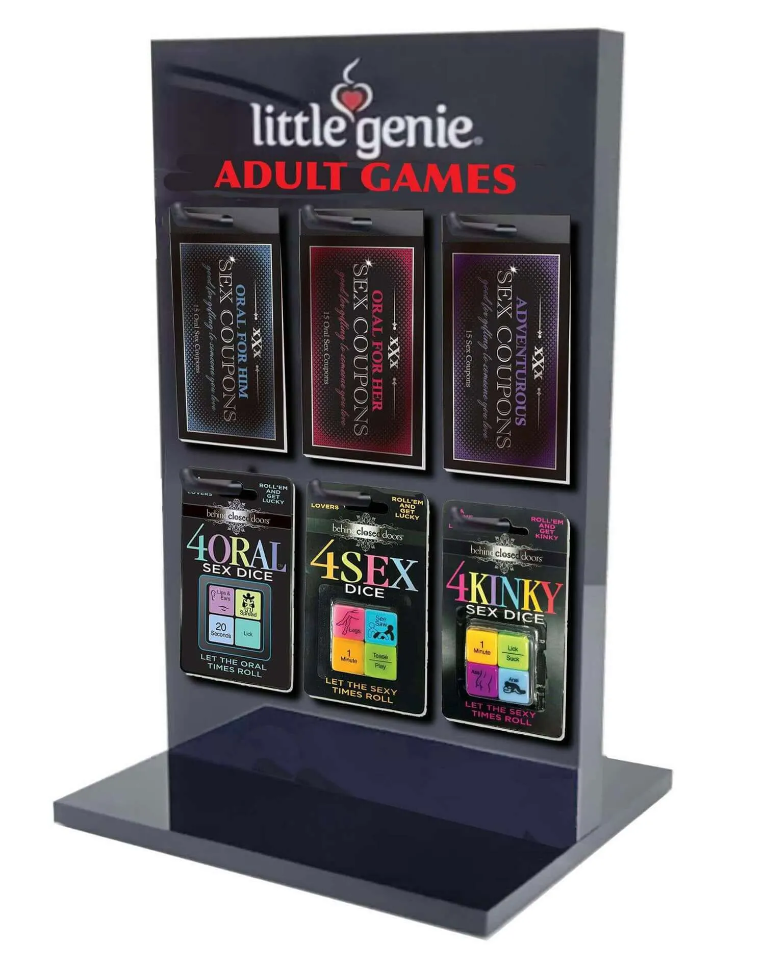 Retail Display Spinner -Super Fun Penis Keychains  and Romance Games