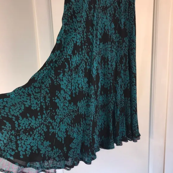 Reversible Floral Maxi Skirt, Size M/L