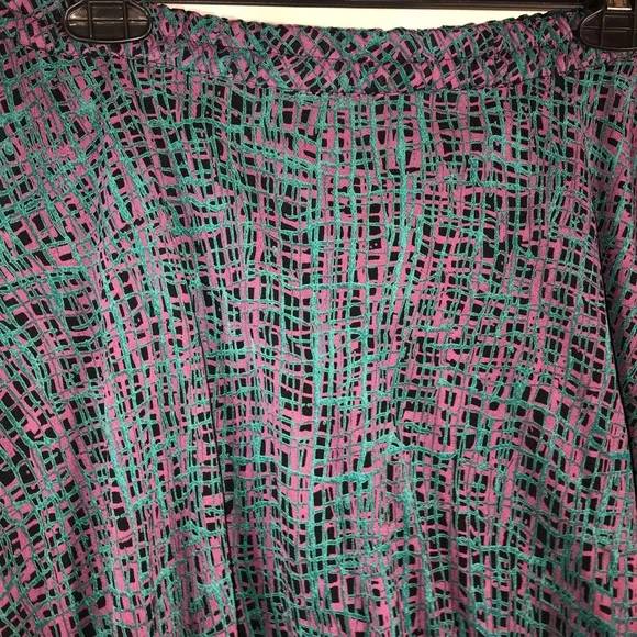 Reversible Floral Maxi Skirt, Size M/L