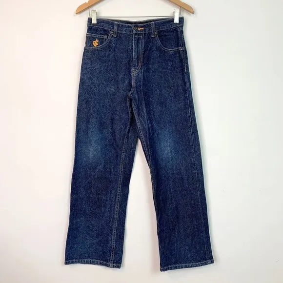 ROCAWEAR 90s Vintage Original Fit High Rise 100% Cotton Denim Sz 14 Waist 29
