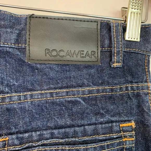 ROCAWEAR 90s Vintage Original Fit High Rise 100% Cotton Denim Sz 14 Waist 29