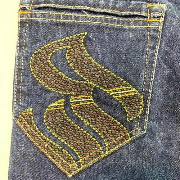 ROCAWEAR 90s Vintage Original Fit High Rise 100% Cotton Denim Sz 14 Waist 29