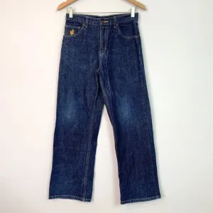 ROCAWEAR 90s Vintage Original Fit High Rise 100% Cotton Denim Sz 14 Waist 29