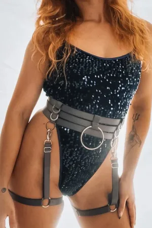 Rolling Halo Harness - Charcoal/Silver