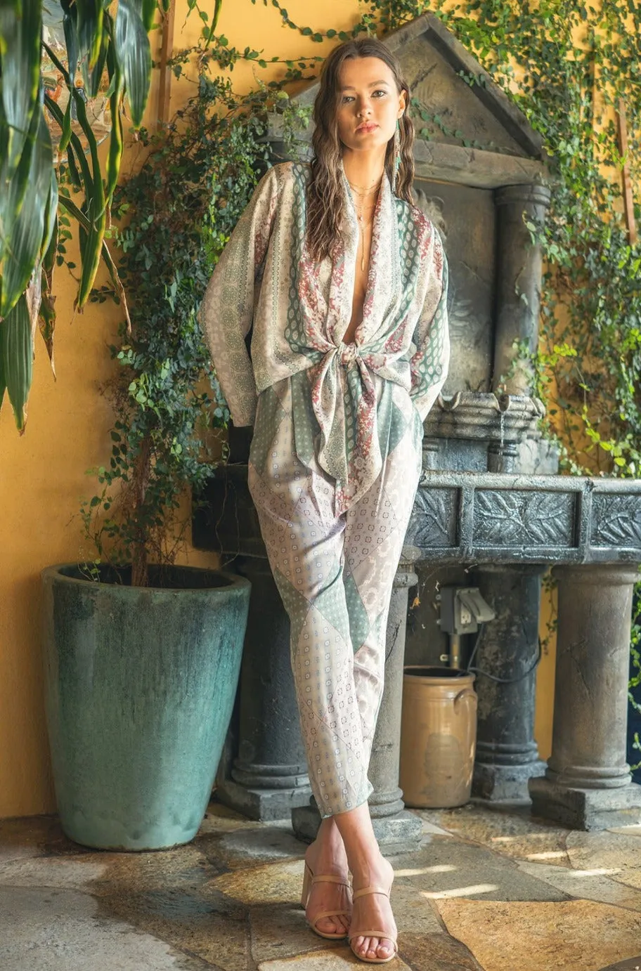 Saint-Tropez Satin Jumpsuit