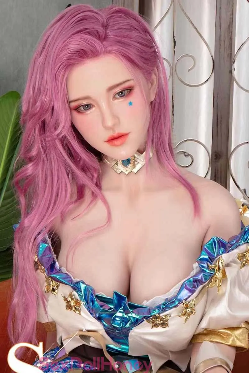 Saner 171cm/5ft 6 D-Cup Saner Silicone Head Sex Doll
