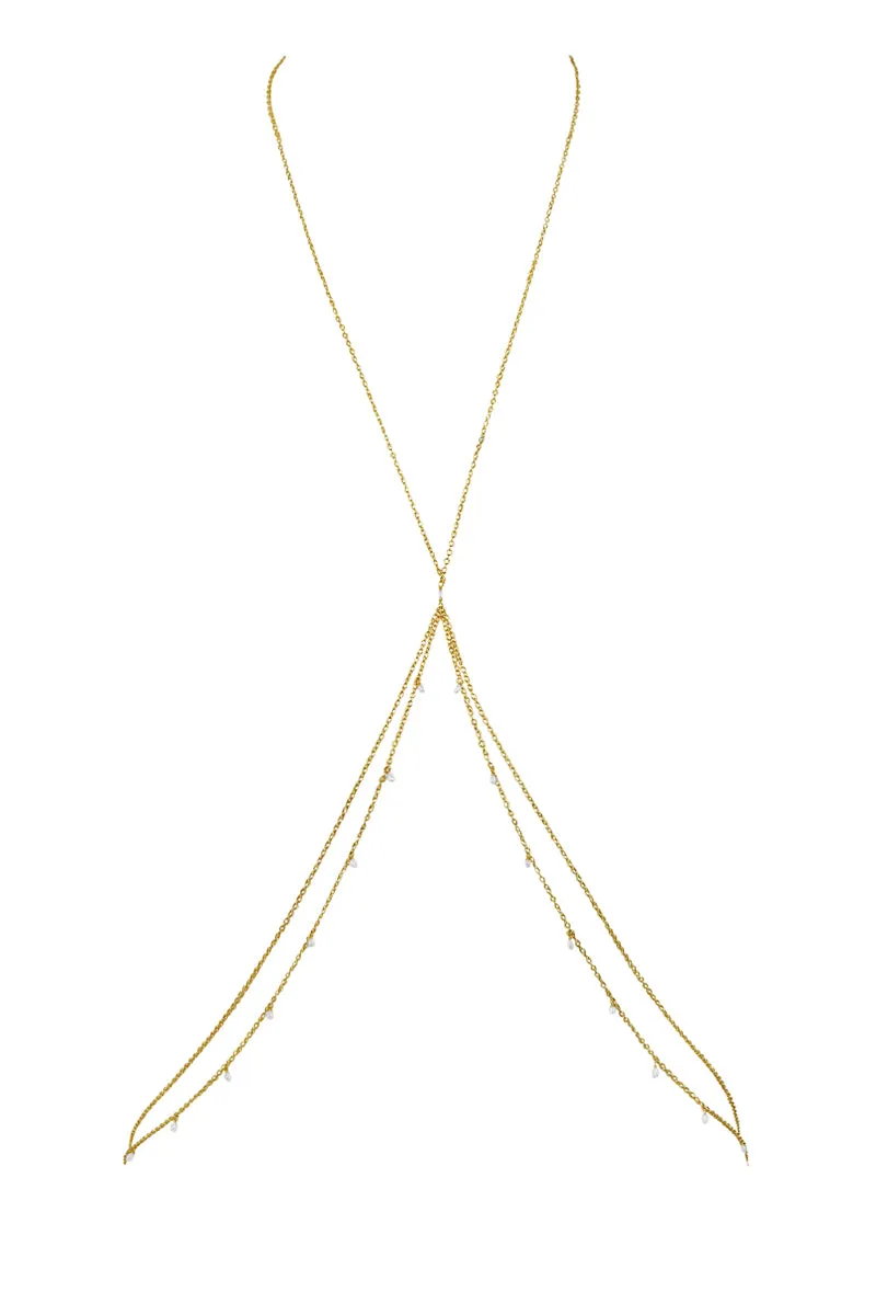 Sasha Pearl Shaker Body Chain
