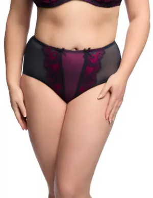 Savoir Faire Full Figure Brief - Navy -