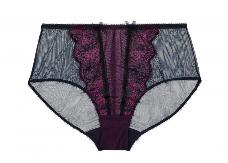 Savoir Faire Full Figure Brief - Navy -