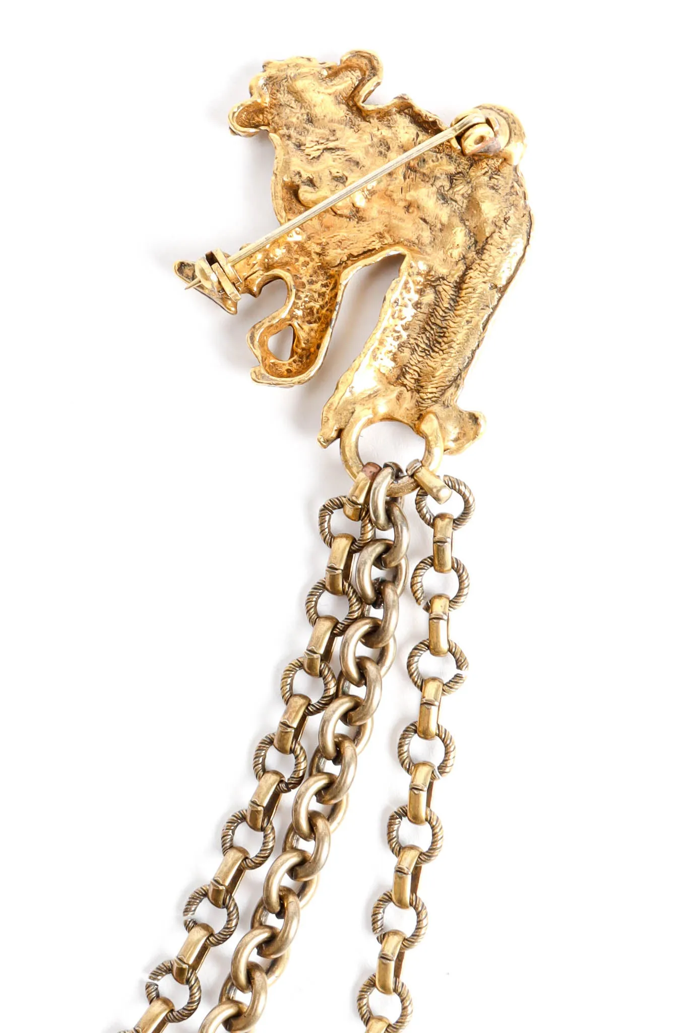 Sea Dragon Double Collar Pin