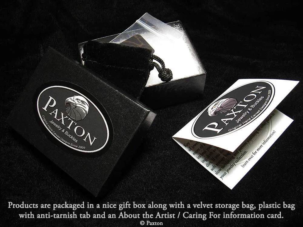 Sea Serpent Key Chain / Key Ring Sterling Silver