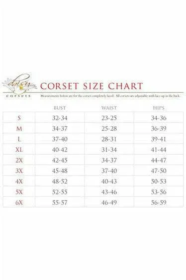 Sexy Deluxe 3 Piece Sexy Dark Angel Corset Halloween Costume