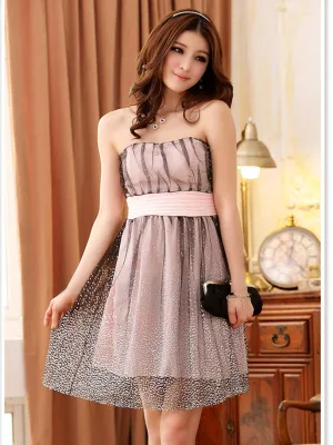shimmering fantasy tube dress