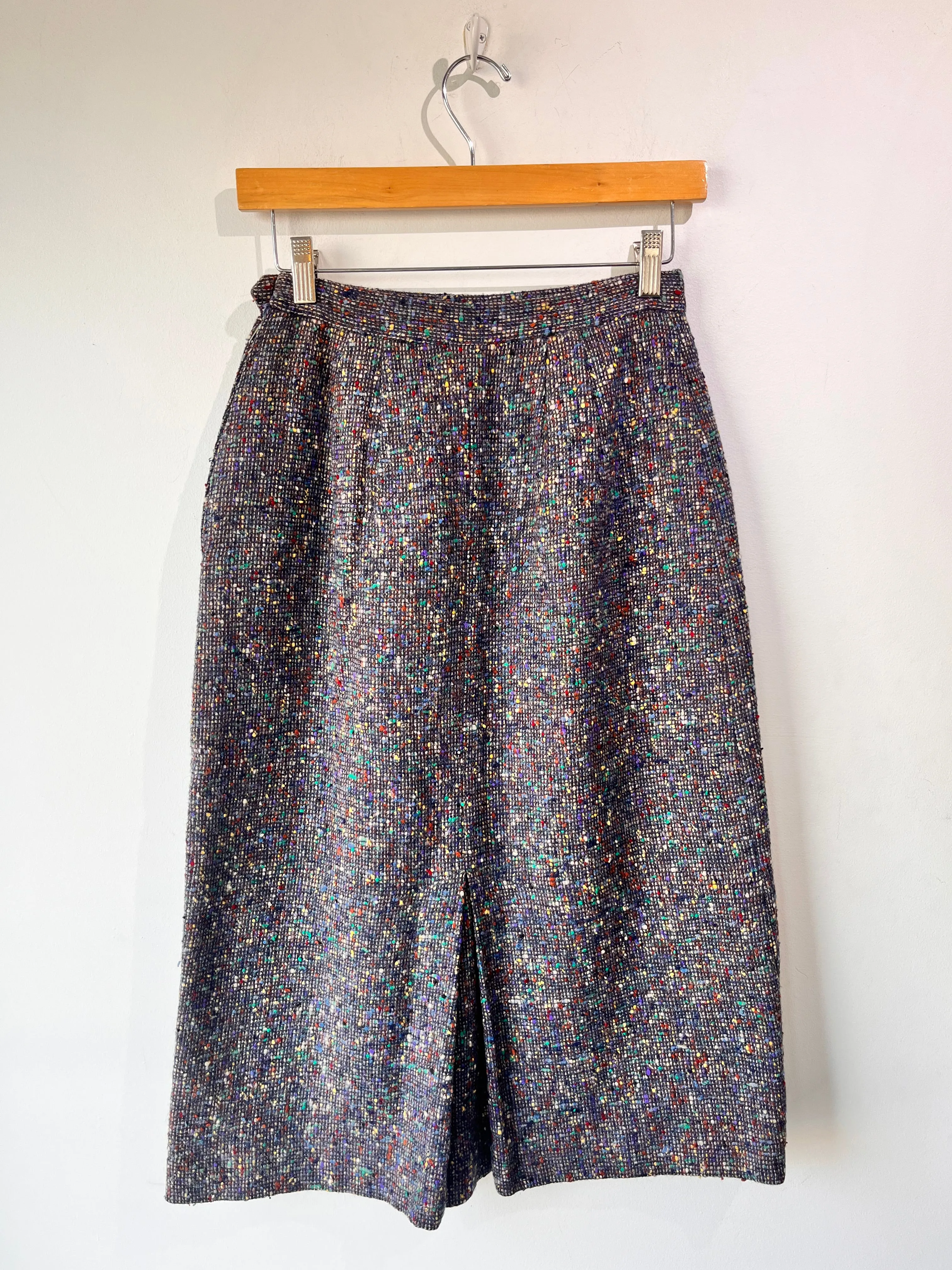 Sid Harris Milwaukee Tweed Midi Skirt