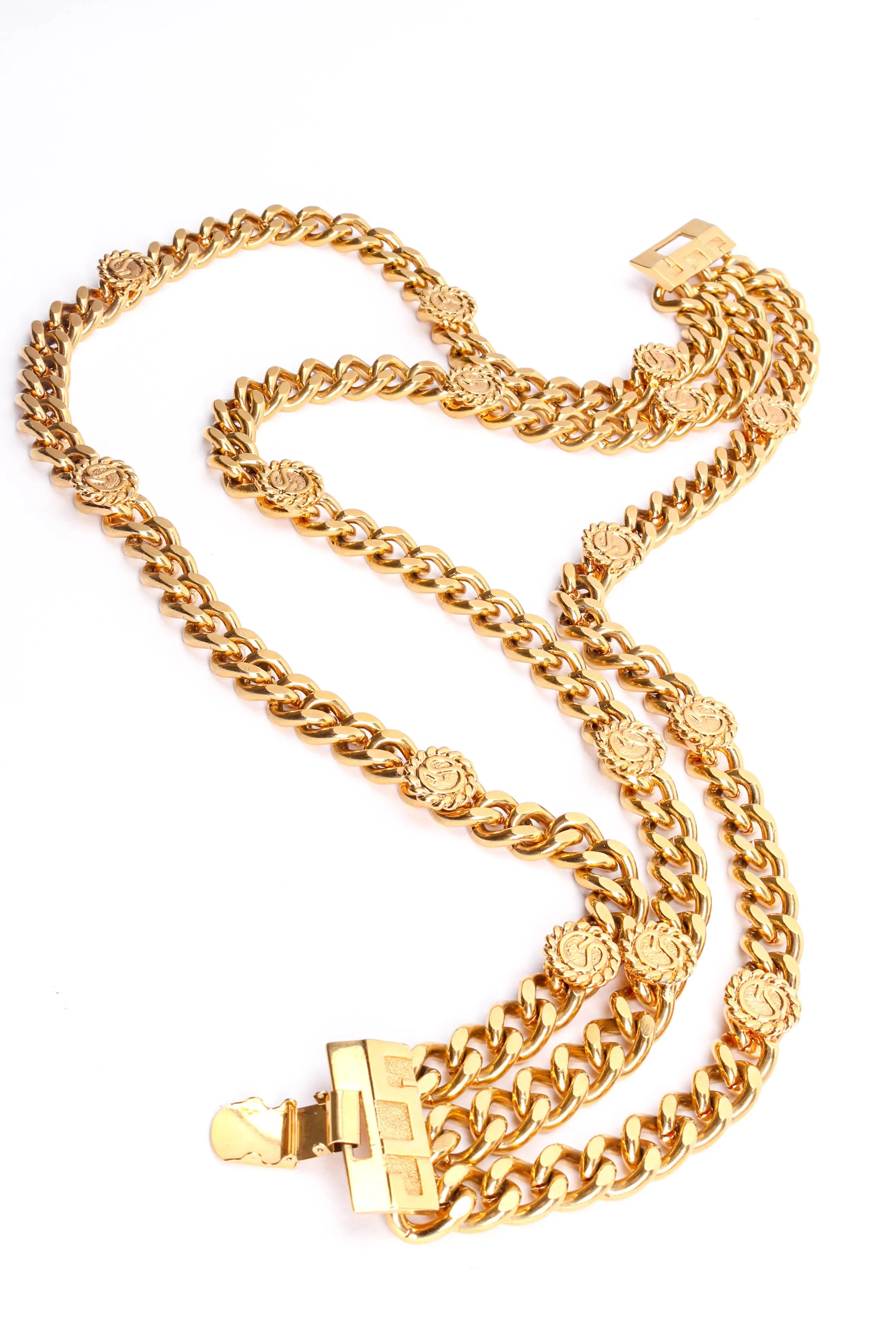 Signature "SJ" Tiered Link Necklace