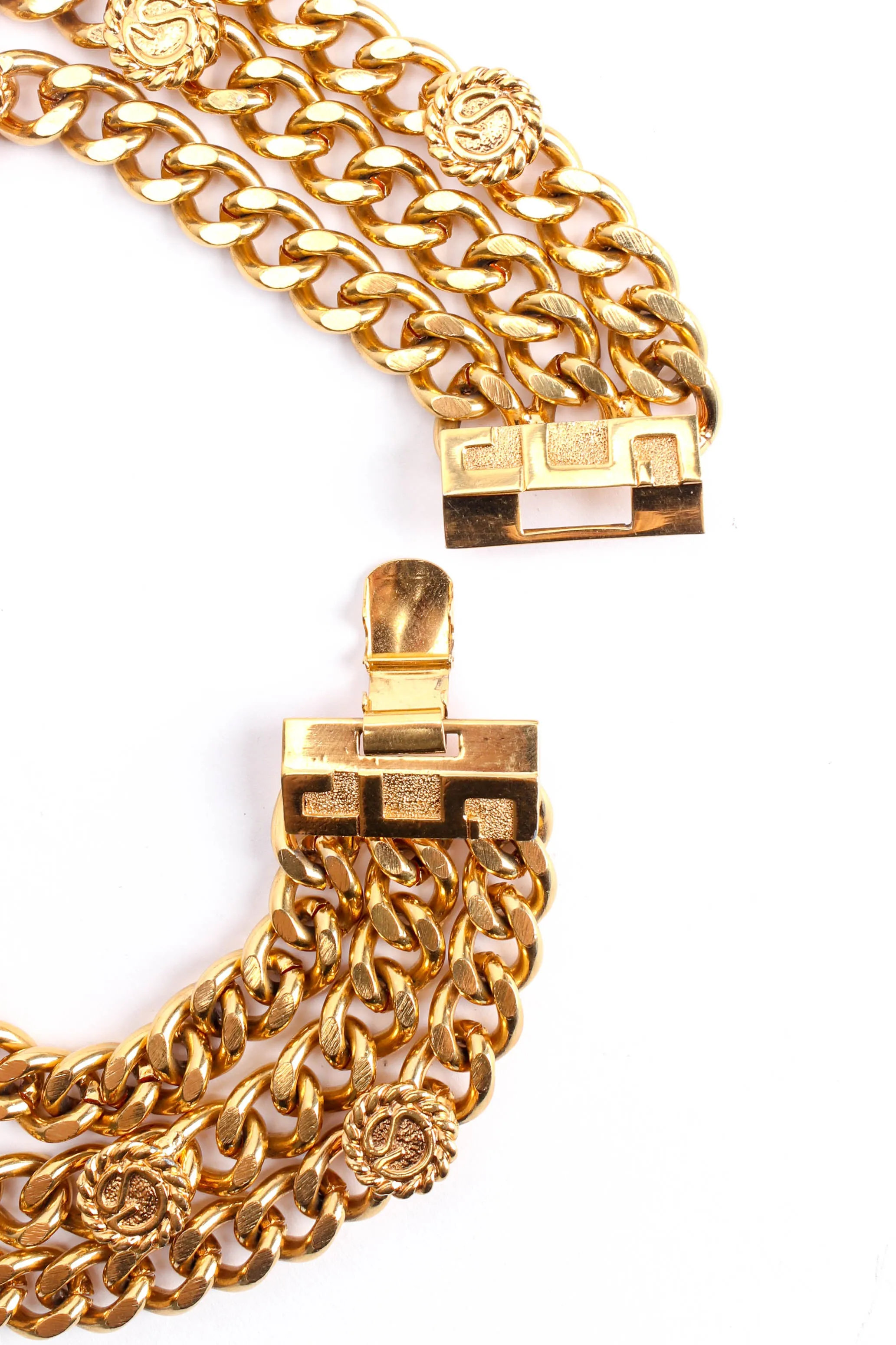 Signature "SJ" Tiered Link Necklace