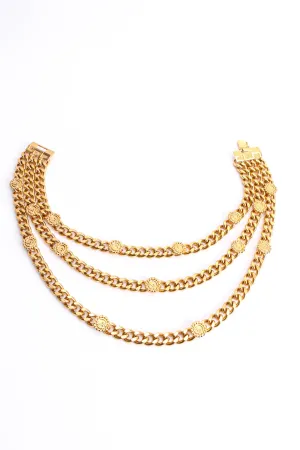 Signature "SJ" Tiered Link Necklace