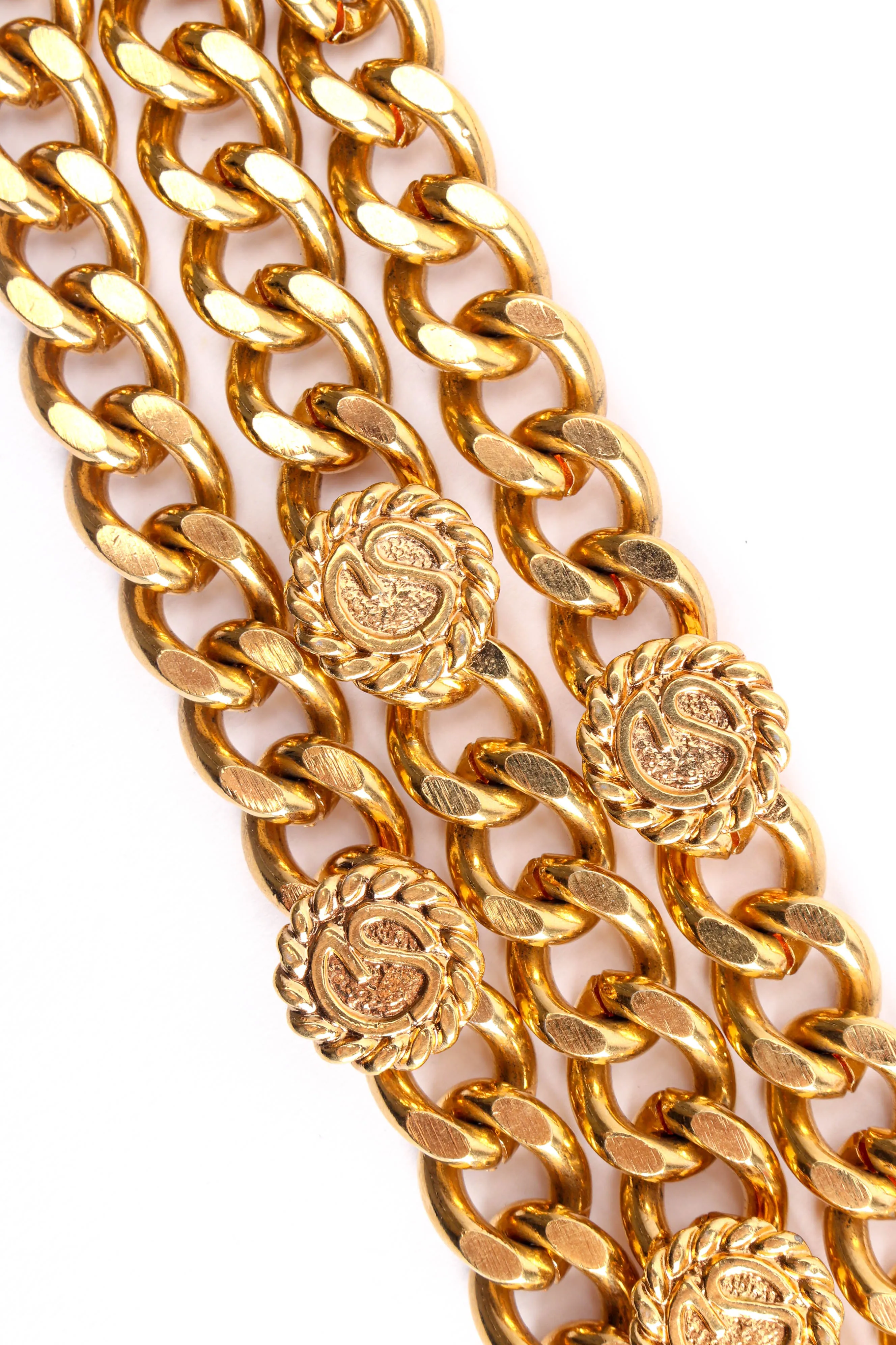Signature "SJ" Tiered Link Necklace