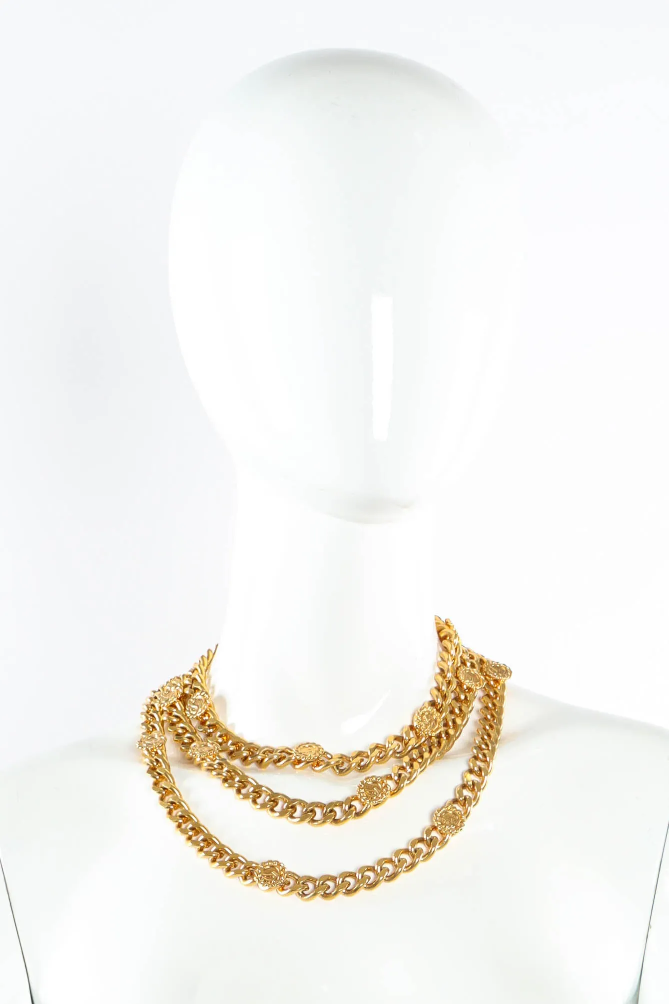 Signature "SJ" Tiered Link Necklace
