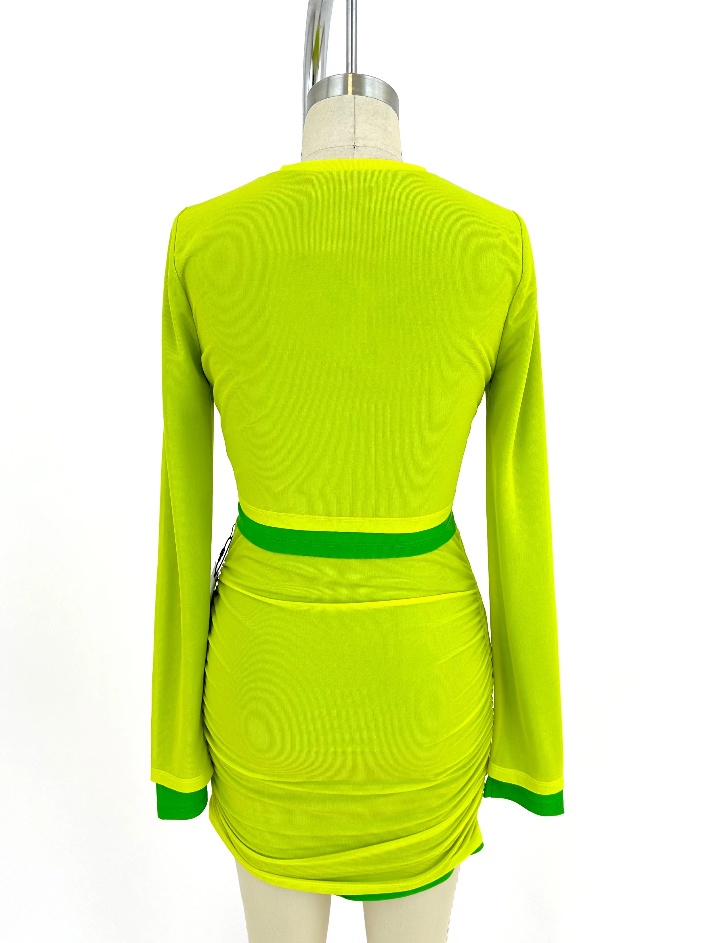 Simon Miller Mesh Lime Skirt Set