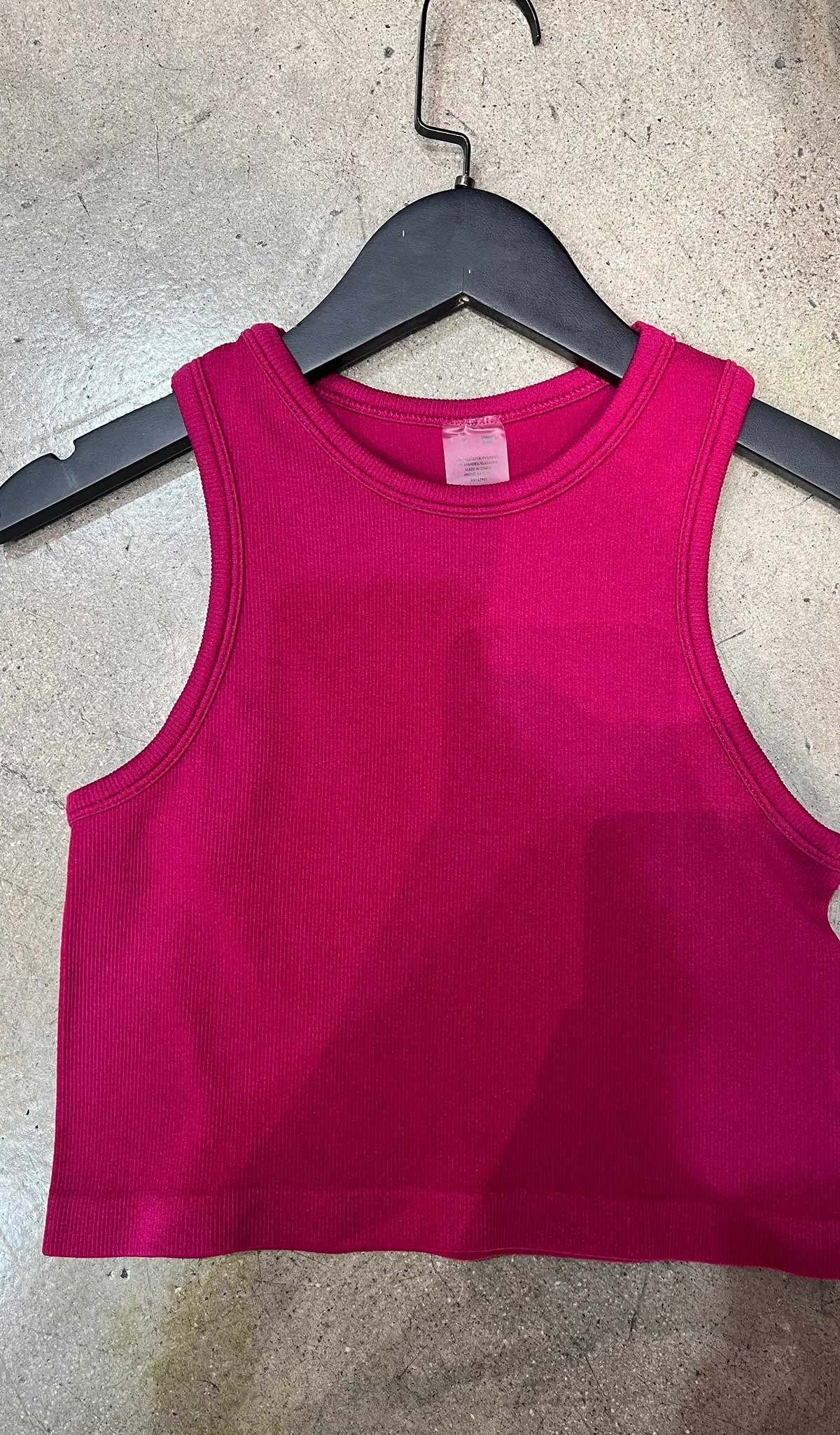 Simple and Me | Ribbed Cropped Tank Top