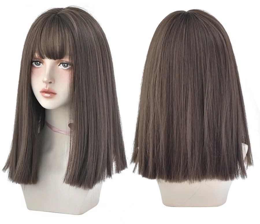 (Simple packed) Japanese doll | rose cap heat resistant wig