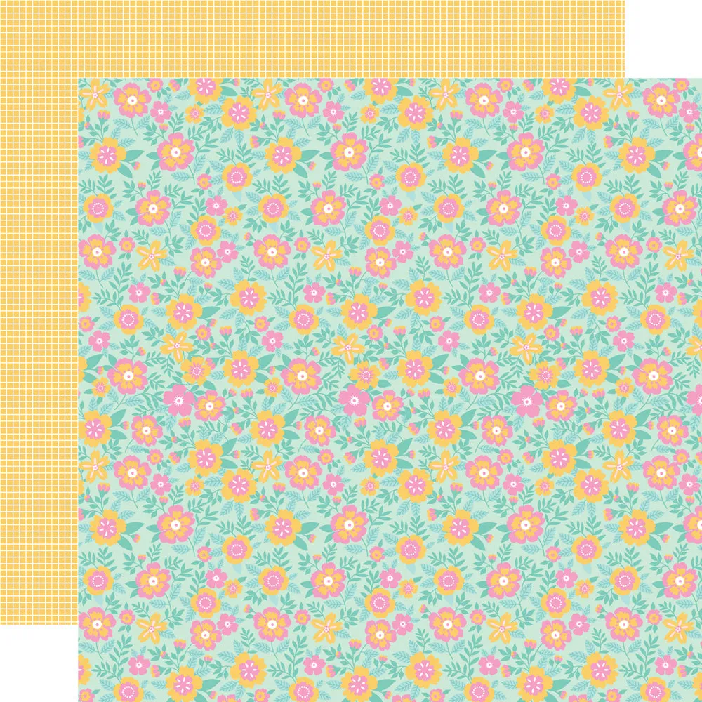 Simple Stories -Crafty Things - 12x12 Single Sheet - Cute & Happy