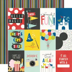 Simple Stories - Say Cheese Magic - 12x12 Single Sheet - 3x4 Elements
