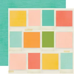 Simple Stories - Summer Snapshots - 12x12 Single Sheet - Take The Shot