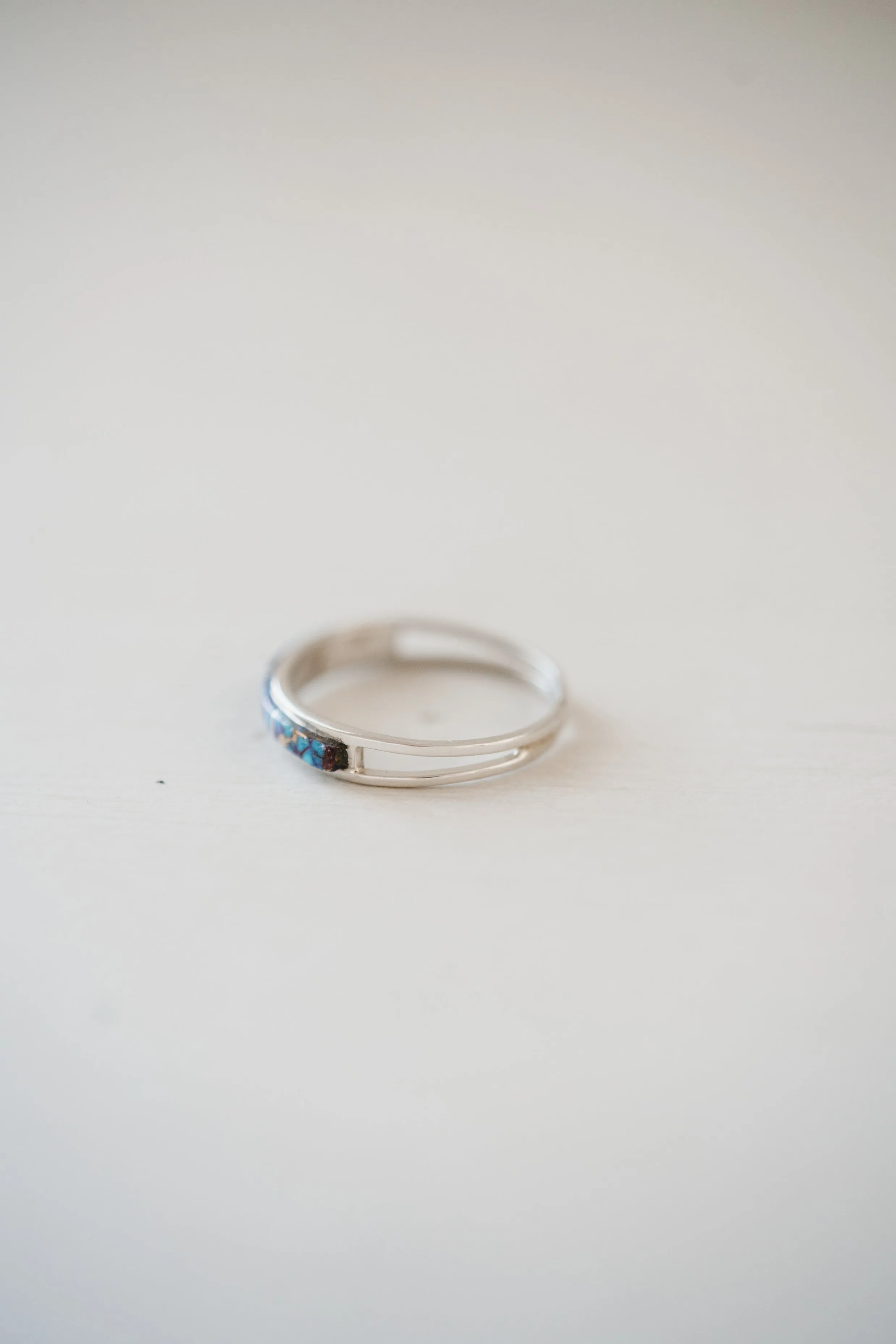 Single Bar Ring | Purple Turquoise