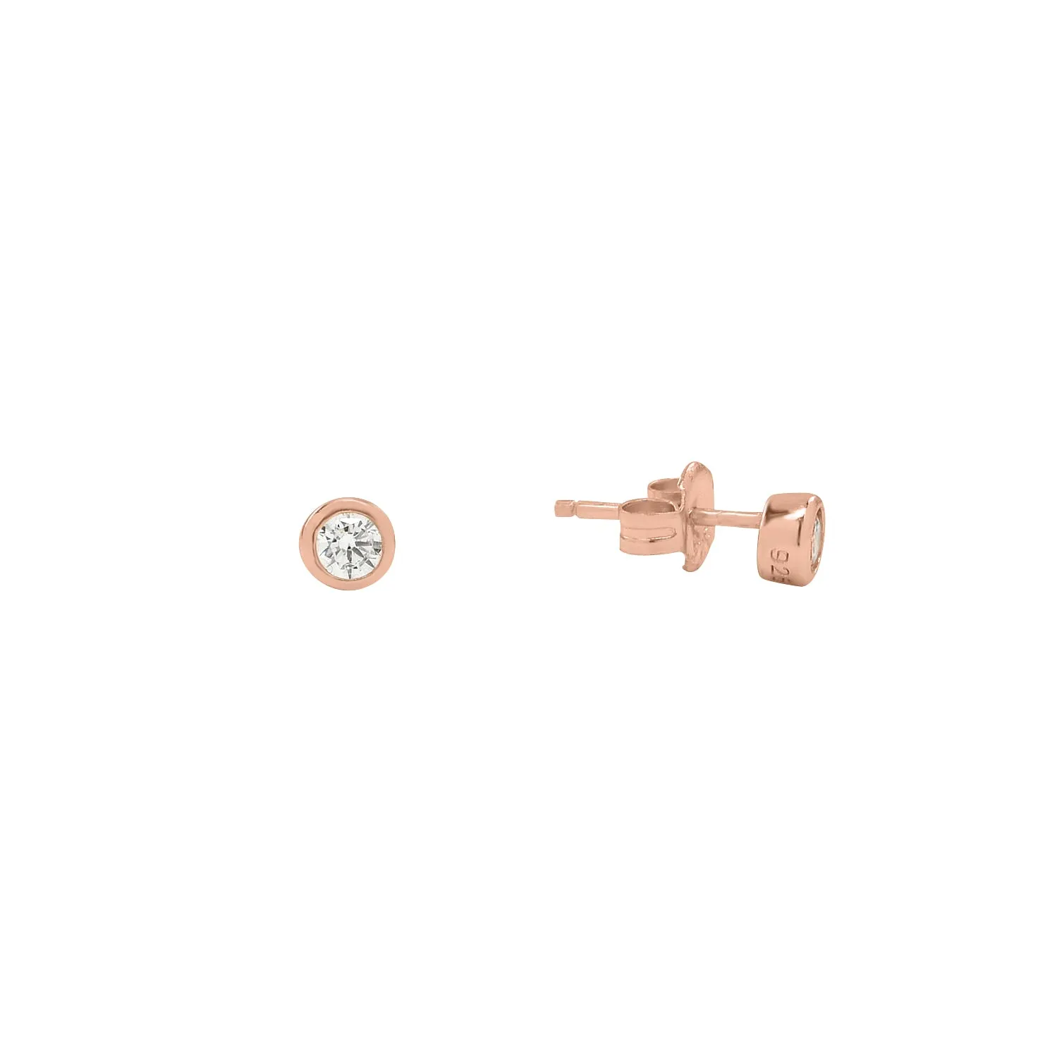 Single CZ Studs