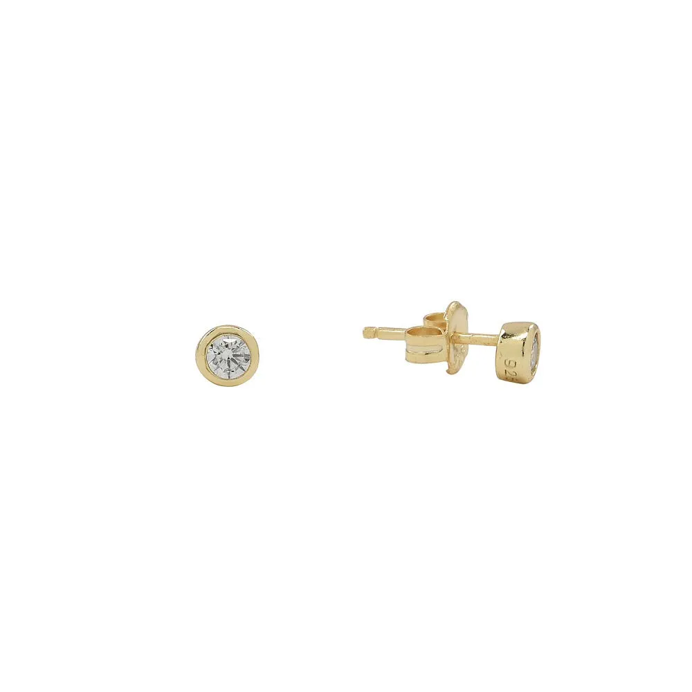 Single CZ Studs