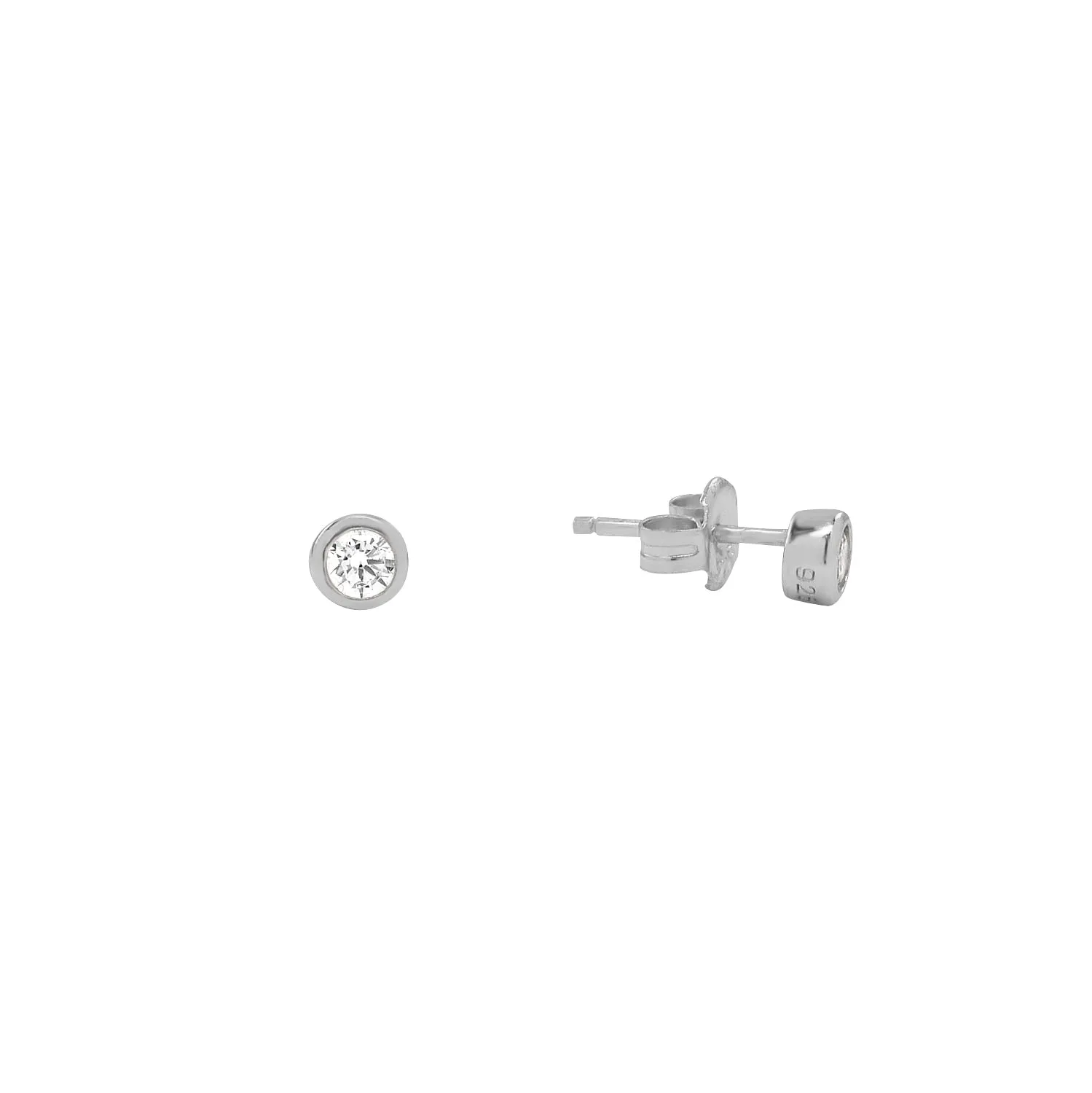 Single CZ Studs