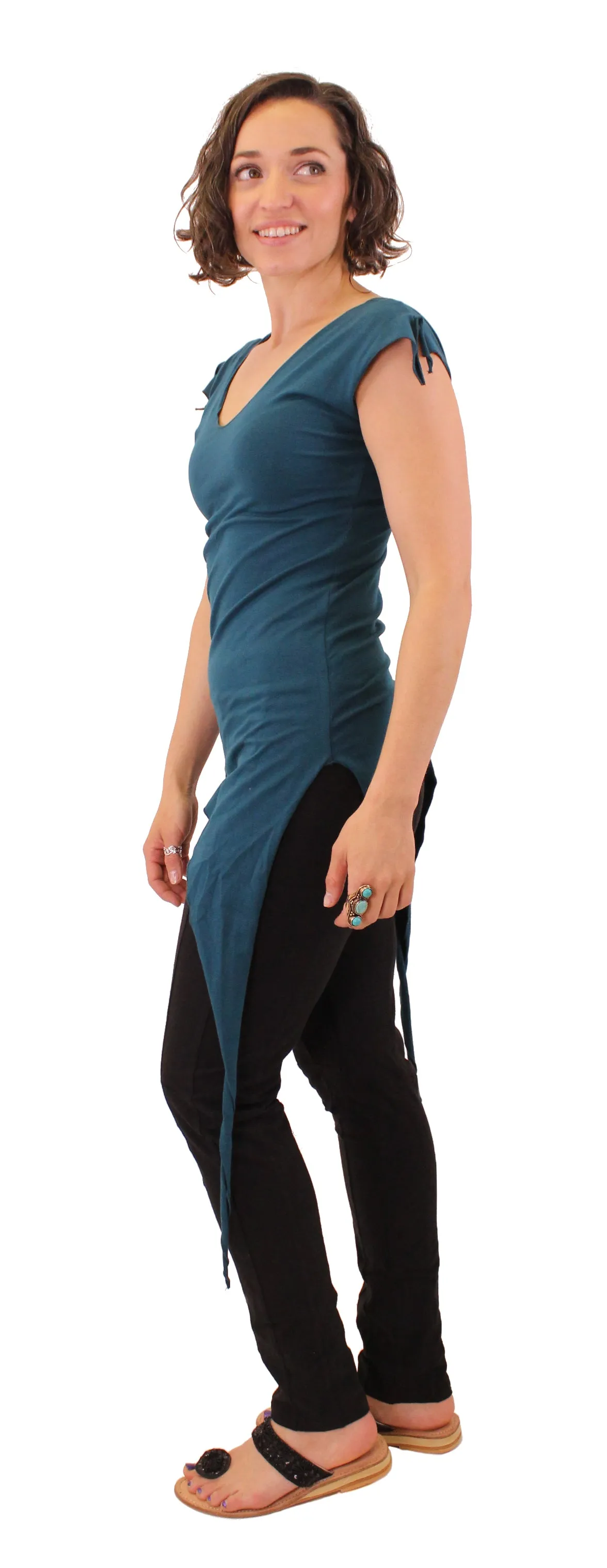 Slit Pixie Top
