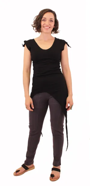 Slit Pixie Top