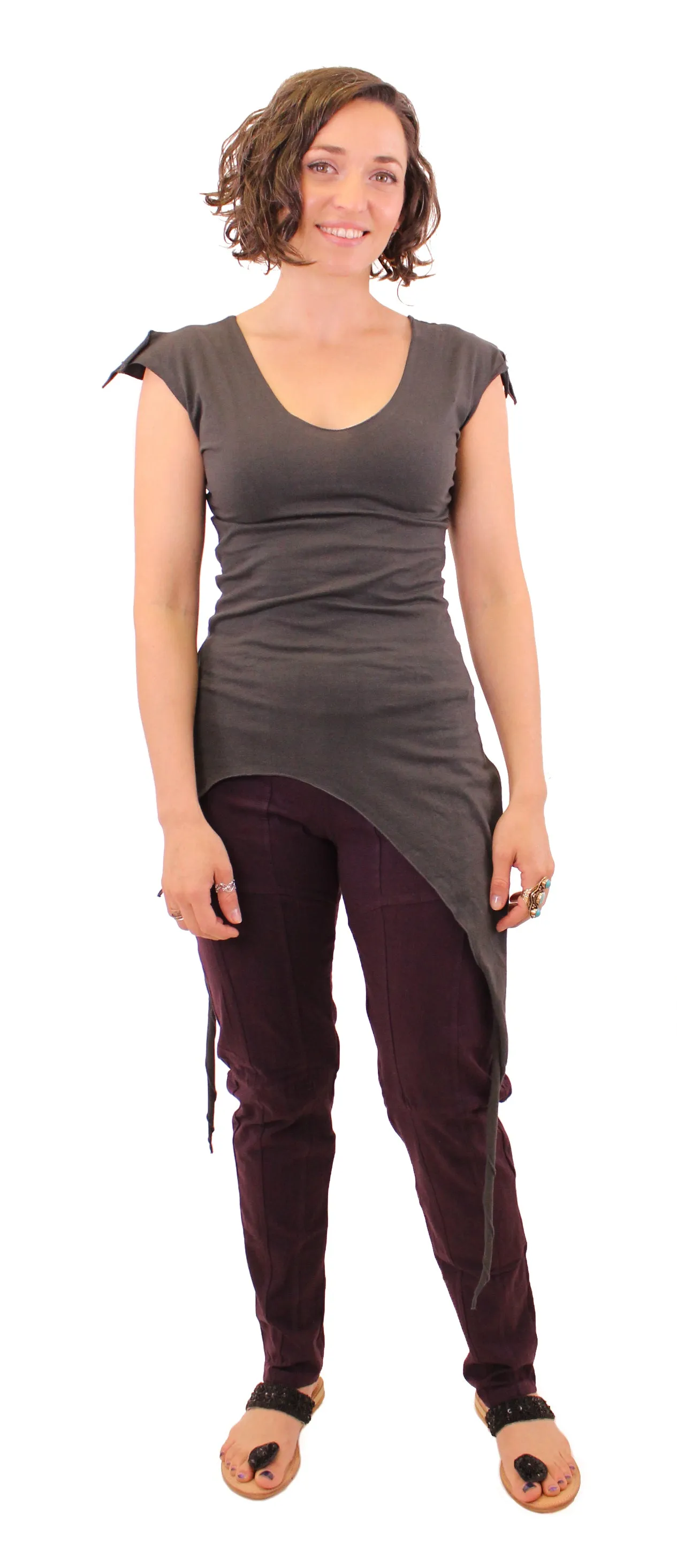 Slit Pixie Top