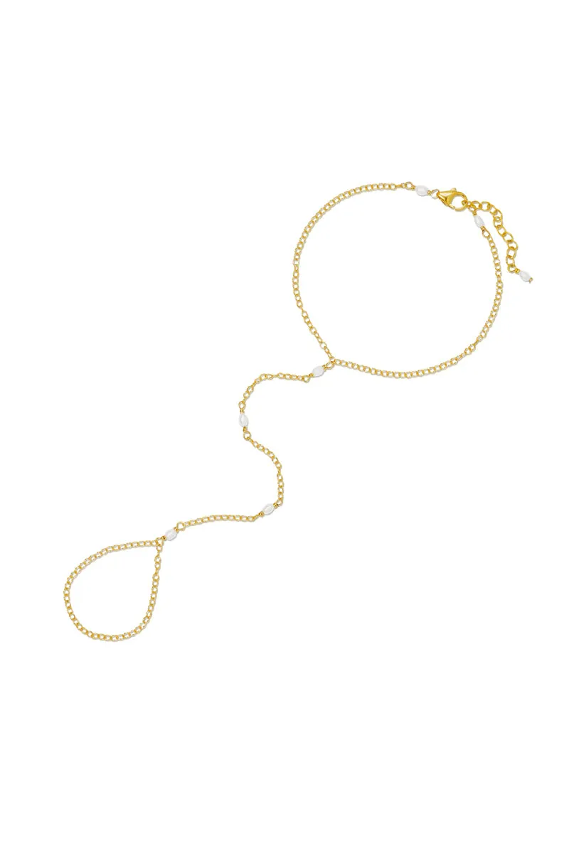 Sophia Pearl Hand Chain