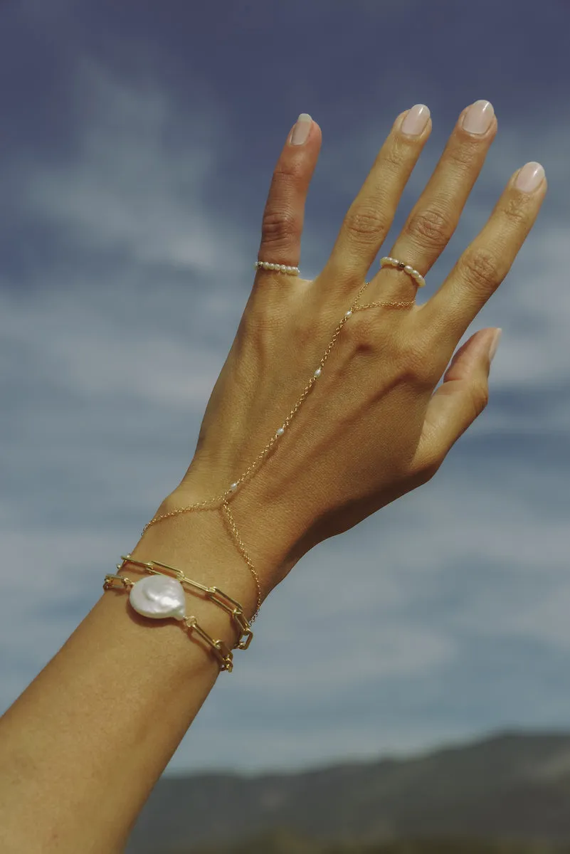 Sophia Pearl Hand Chain