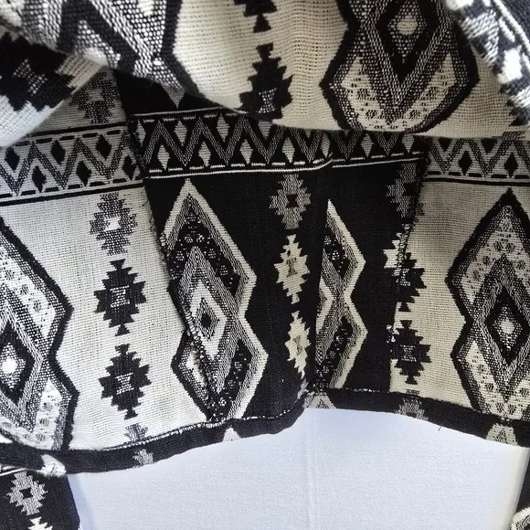 Southwest Canyon Aztec Jacket Western Cropped Tapestry Size M Vintage