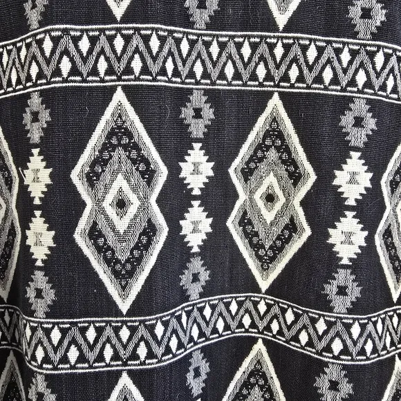 Southwest Canyon Aztec Jacket Western Cropped Tapestry Size M Vintage