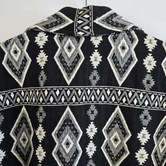 Southwest Canyon Aztec Jacket Western Cropped Tapestry Size M Vintage