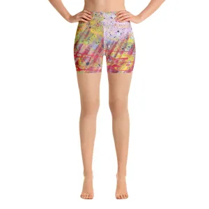 Splashy Yoga Shorts