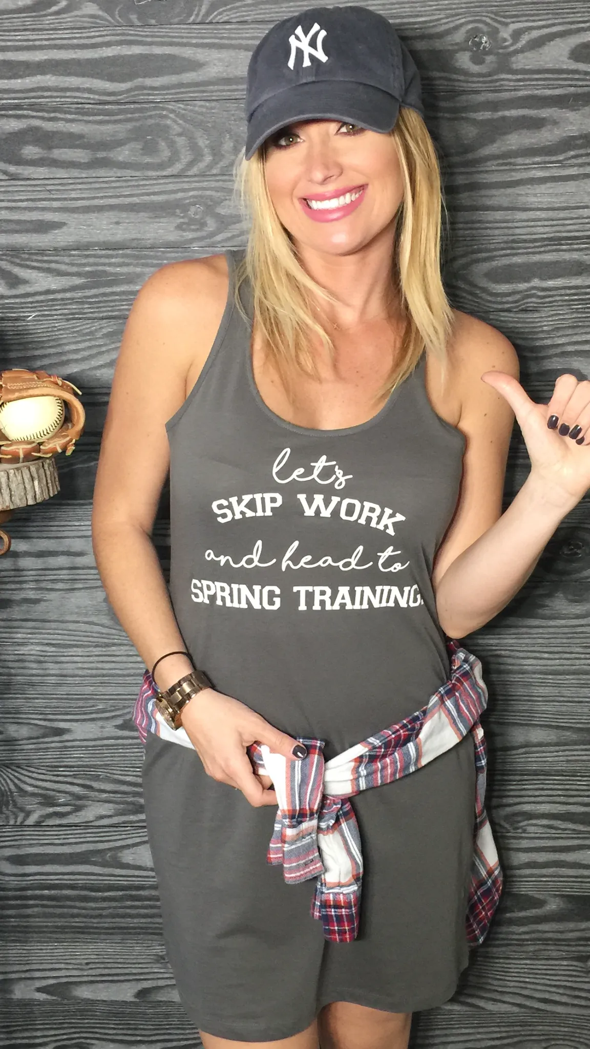 SPRING TRAINING - Grey Sleeveless