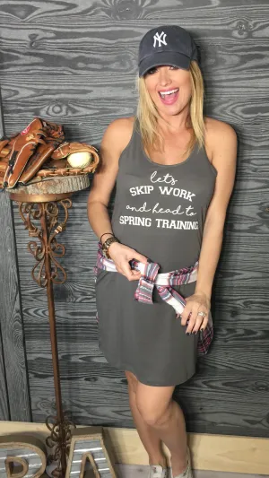 SPRING TRAINING - Grey Sleeveless