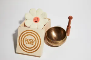 Sprout: 3.5 Inch Bronze Singing Bowl Made Just For Kids Mindfulness Special Design Cushion